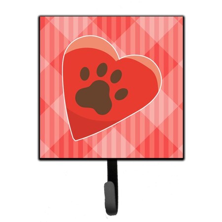 Jensendistributionservices Puppy Pawprint Heart Leash or Key Holder MI2102486